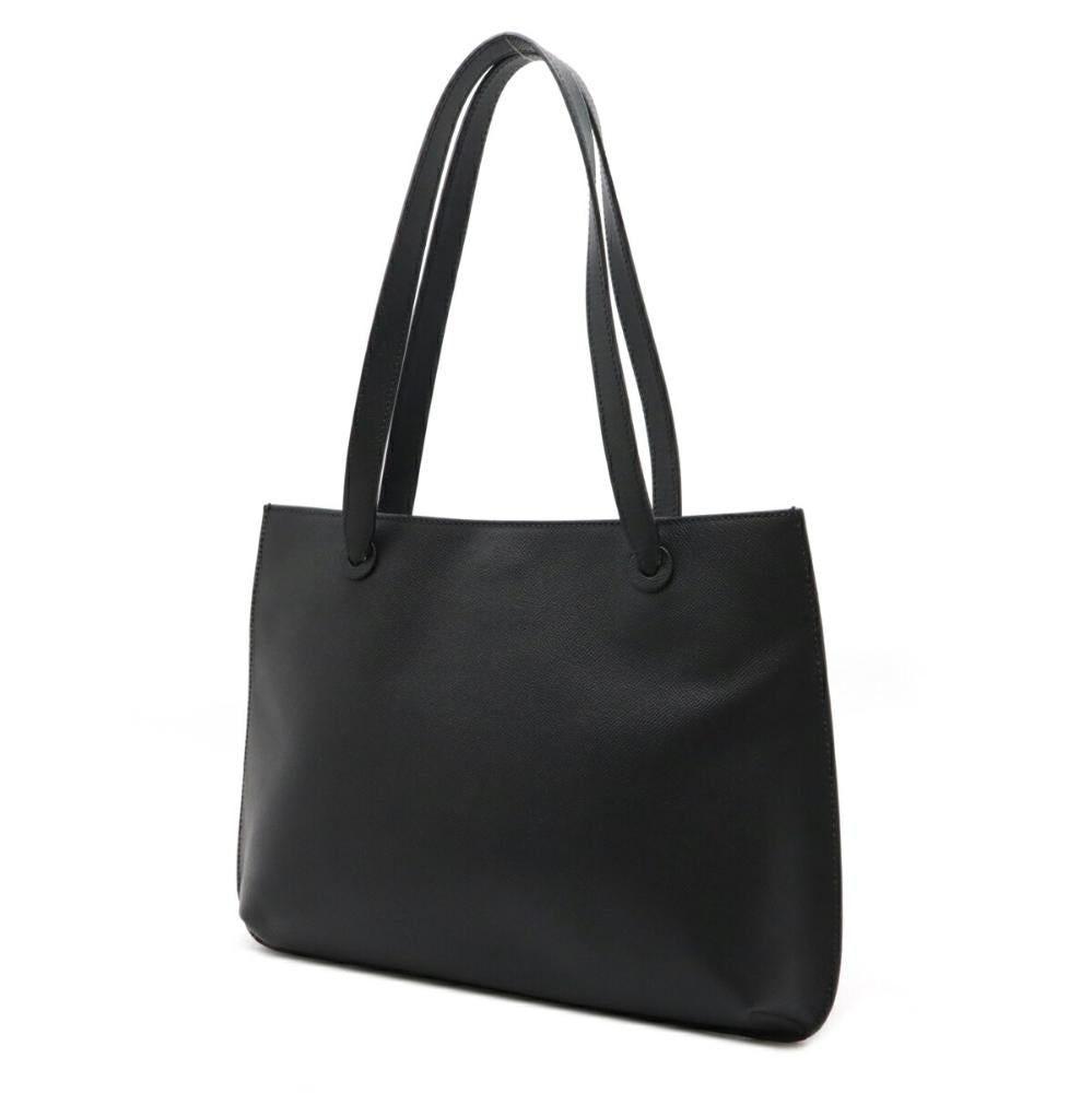 Black Leather Chanel Handbag