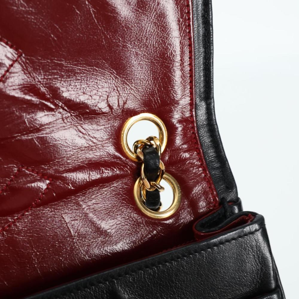 Black Leather Chanel Handbag