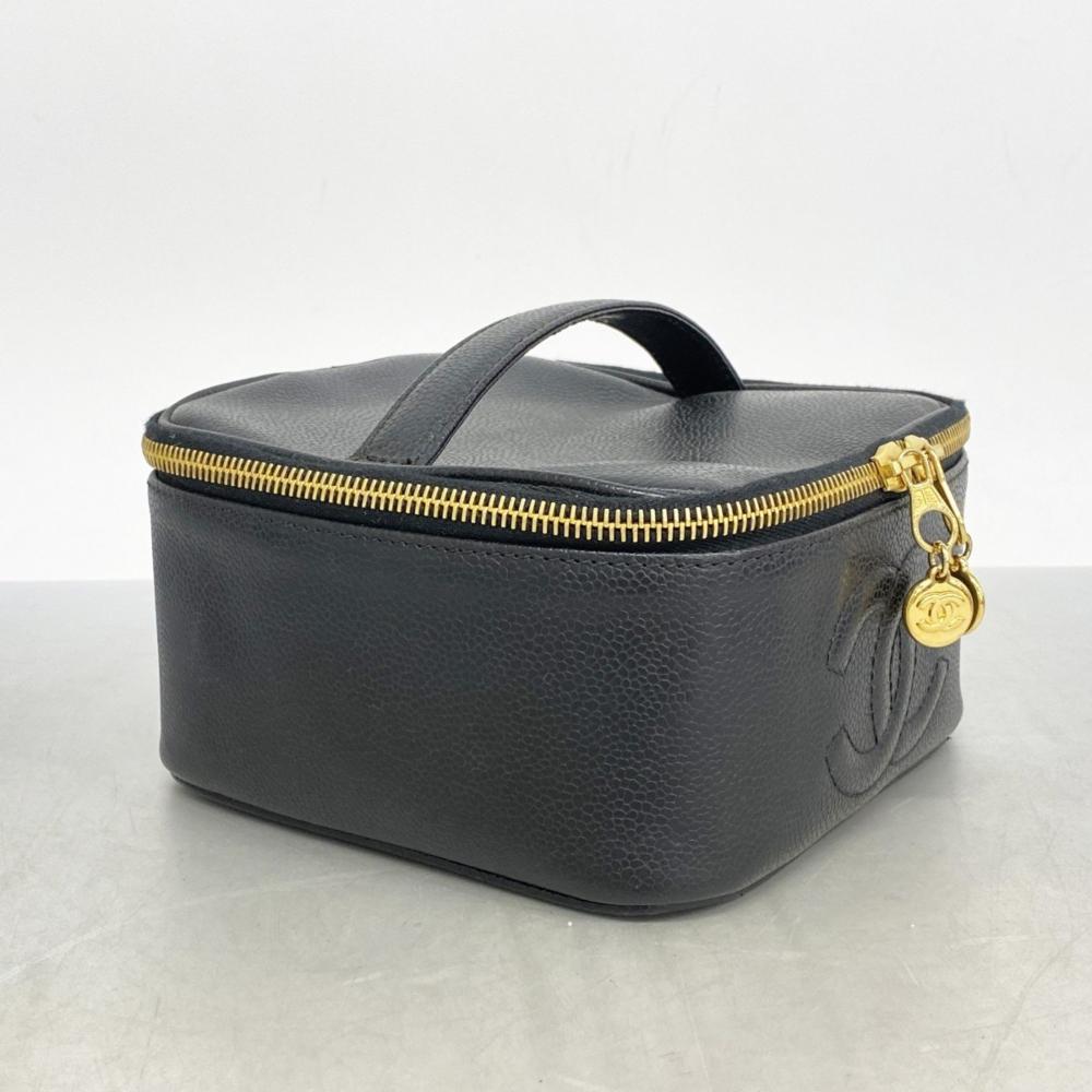 Black Leather Chanel Vanity