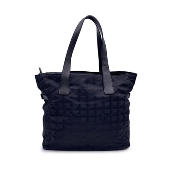 Black Nylon Chanel Tote