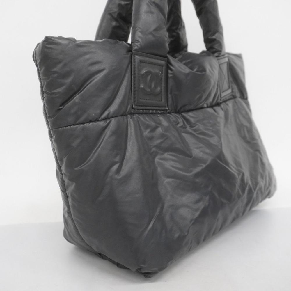 Black Nylon Chanel Tote