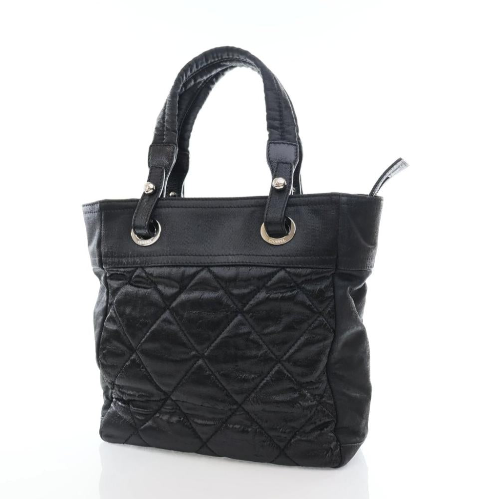 Black Nylon Chanel Tote