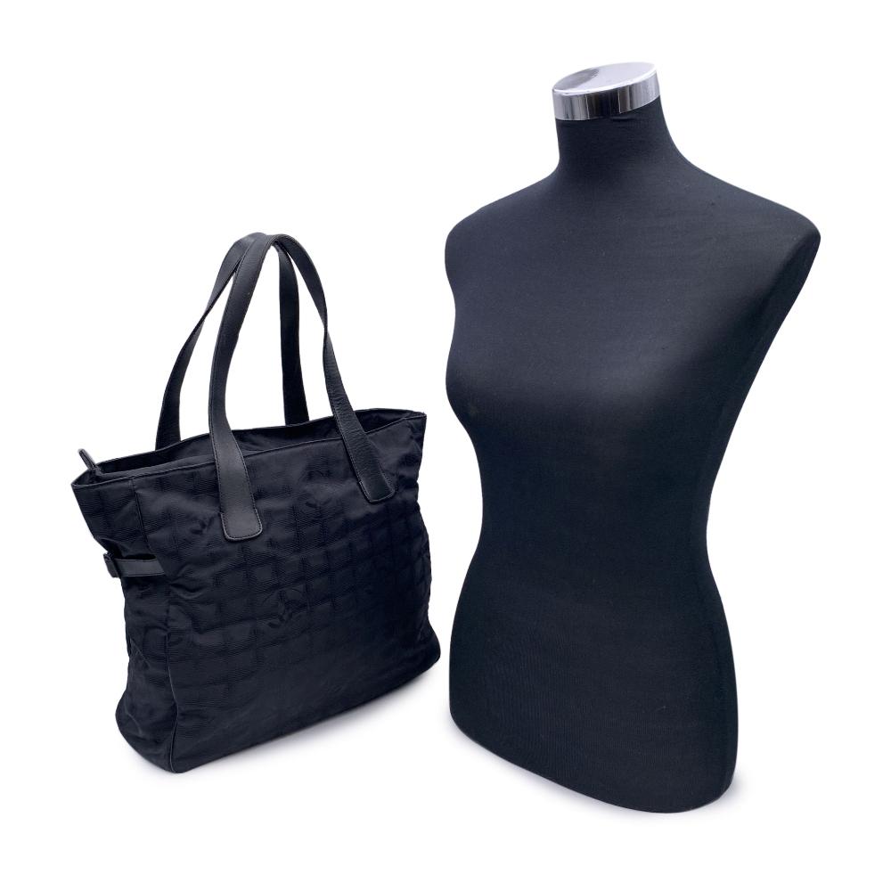 Black Nylon Chanel Tote