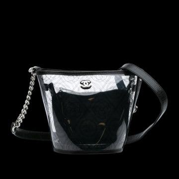 Black Plastic Chanel Bucket Bag