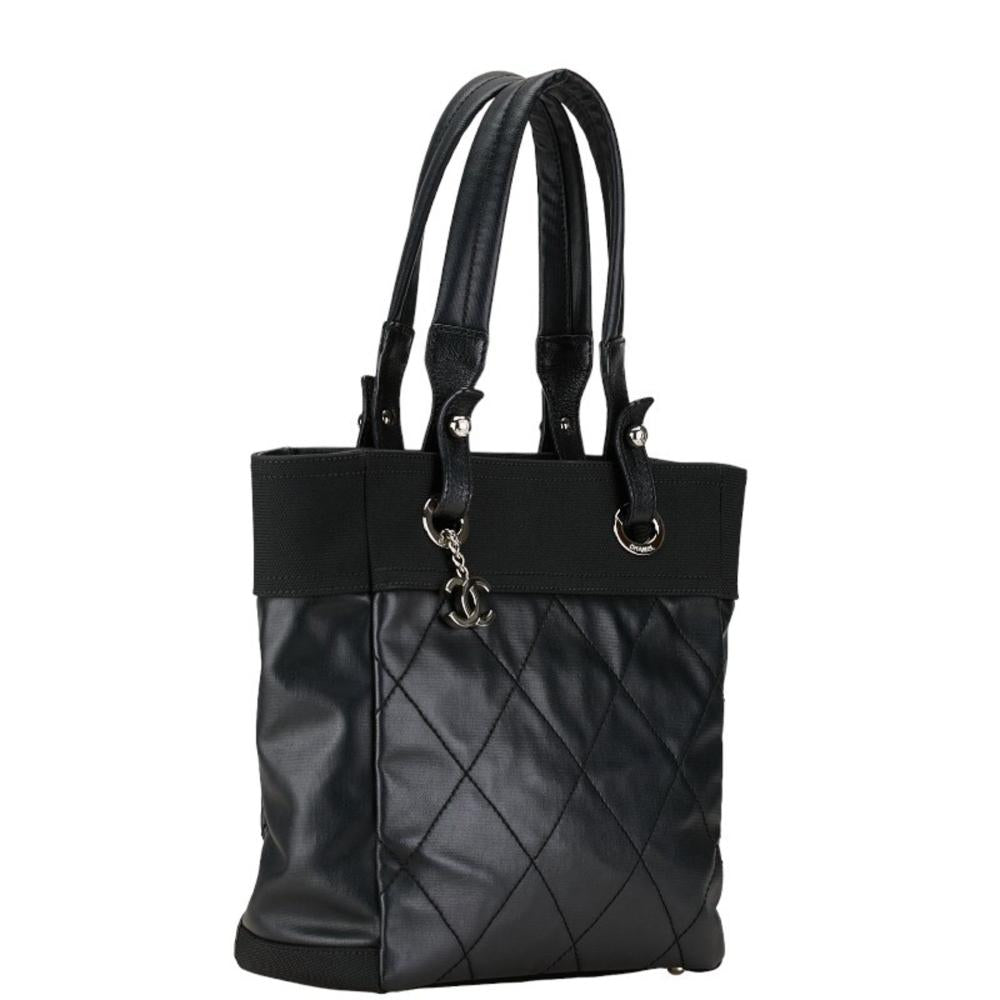 Black Plastic Chanel Handbag