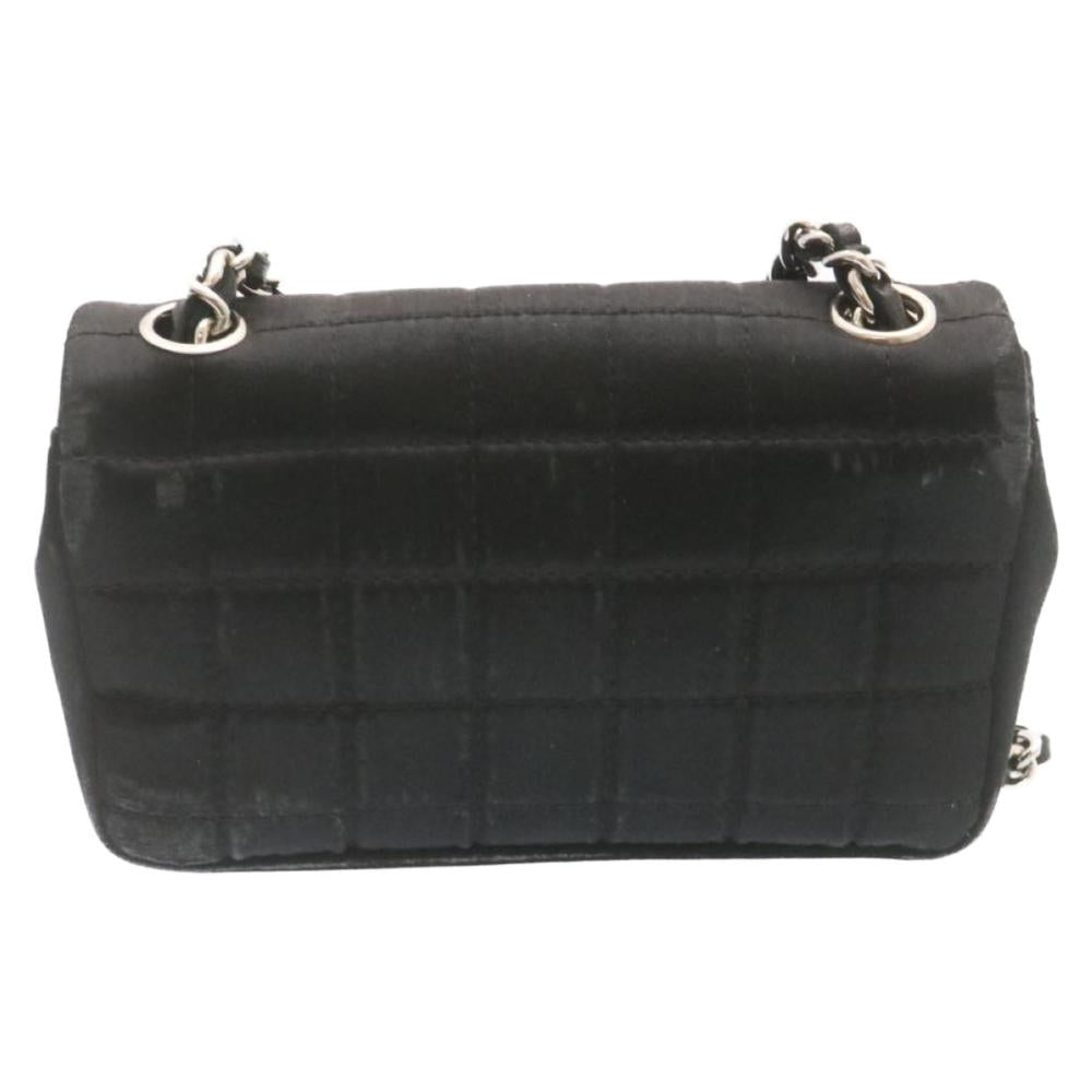Black Suede Chanel Chocolate Bar