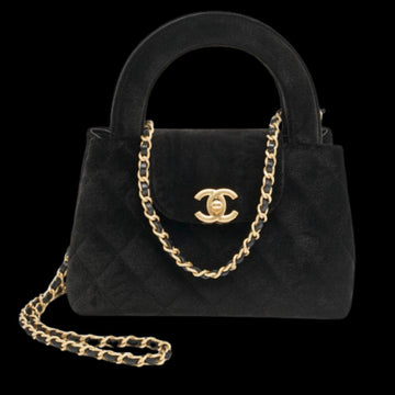 Black Velvet Chanel Handbag