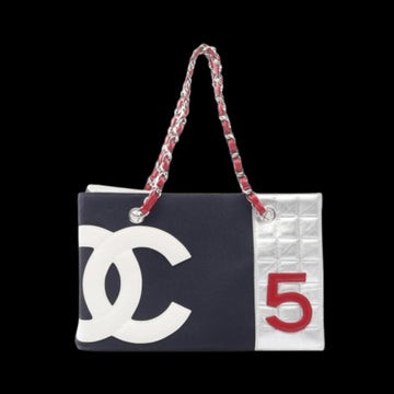 Blue Canvas Chanel Chocolate Bar