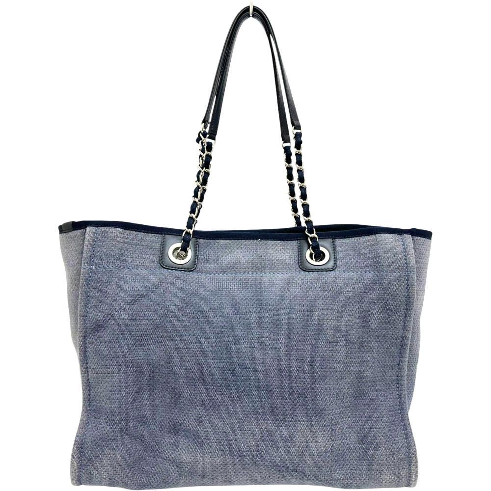 Blue Canvas Chanel Deauville