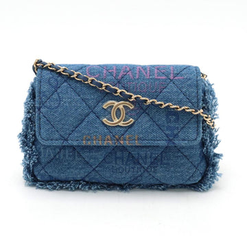 Blue Denim Chanel Crossbody Bag