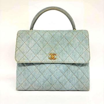 Blue Denim Chanel Handbag