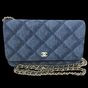 Blue Denim Chanel Shoulder Bag