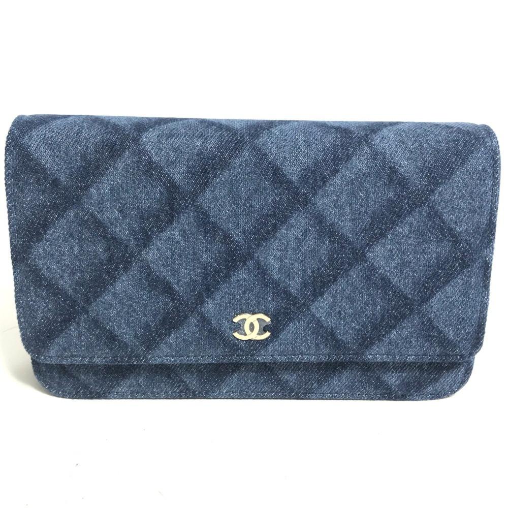 Blue Denim Chanel Shoulder Bag