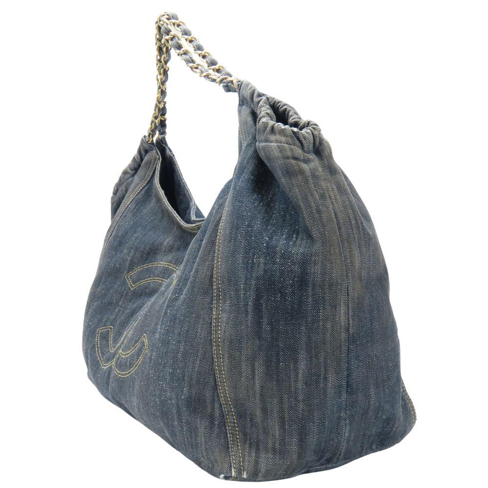 Blue Denim Chanel Tote