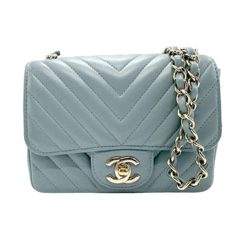 Blue Fabric Chanel Travel Bag