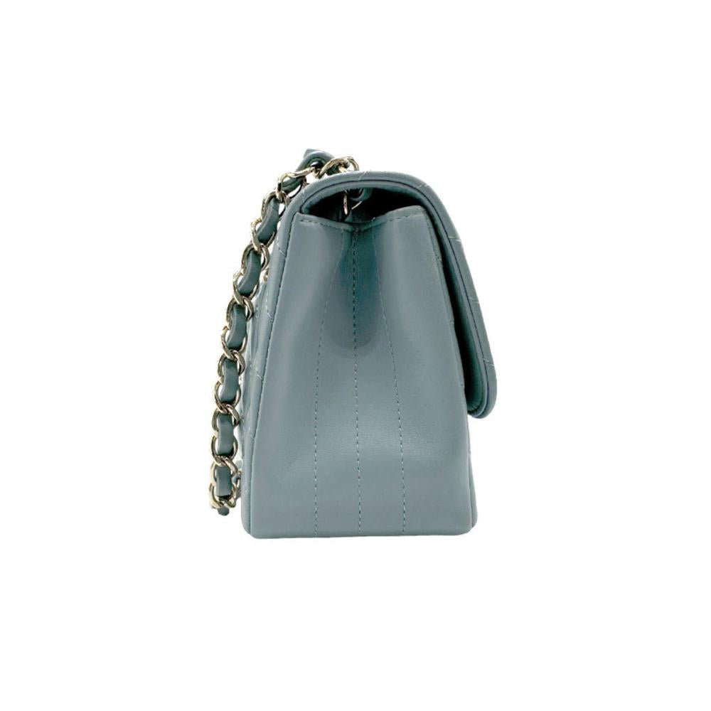Blue Fabric Chanel Travel Bag