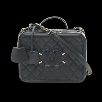 Blue Leather Chanel Handbag