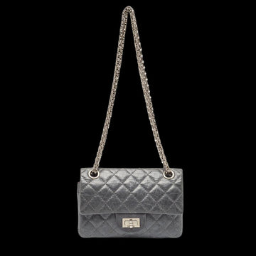 Blue Leather Chanel Flap Bag