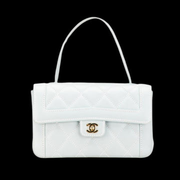 Blue Leather Chanel Handbag