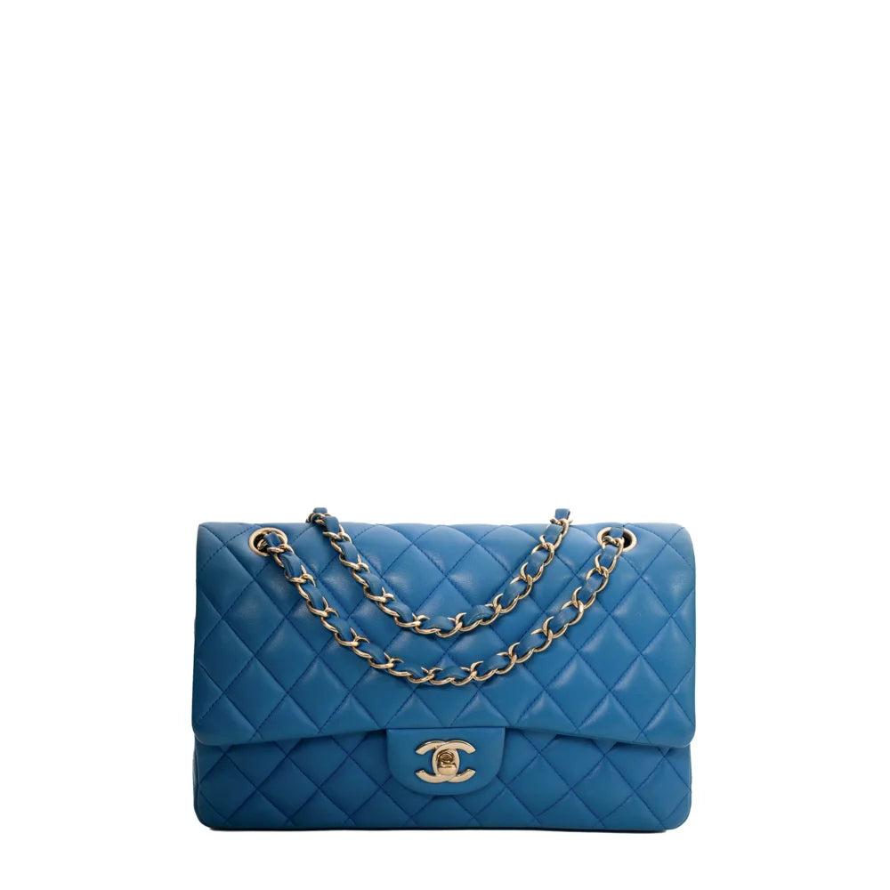 Blue Leather Chanel Timeless