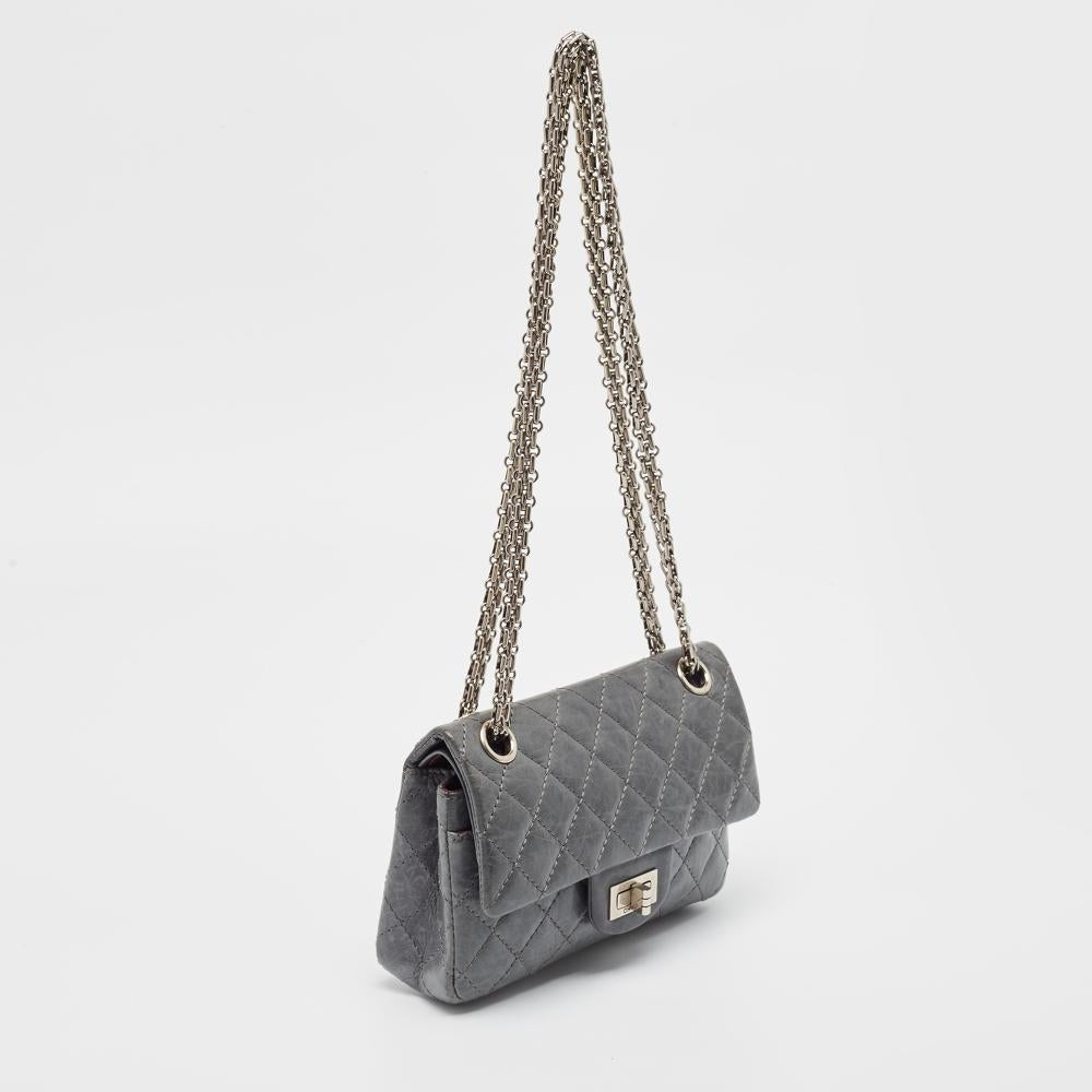 Blue Leather Chanel Flap Bag