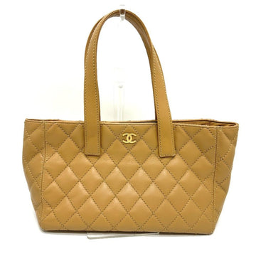 Brown Leather Chanel Pouch