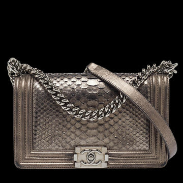 Metallic Leather Chanel Flap Bag
