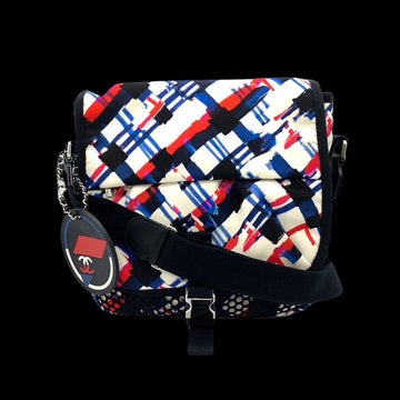 Multicolor Canvas Chanel Crossbody Bag
