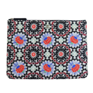 Multicolor Canvas Chanel Pouch