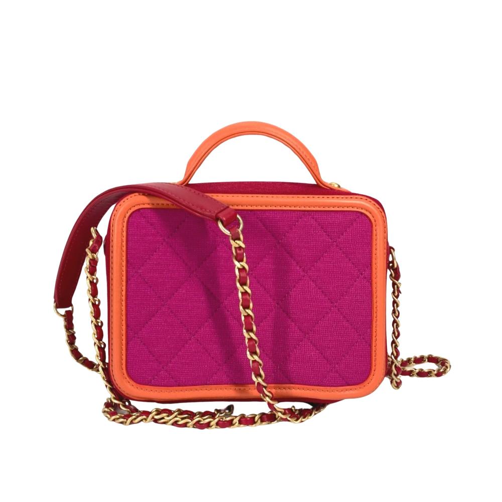 Multicolor Canvas Chanel Vanity