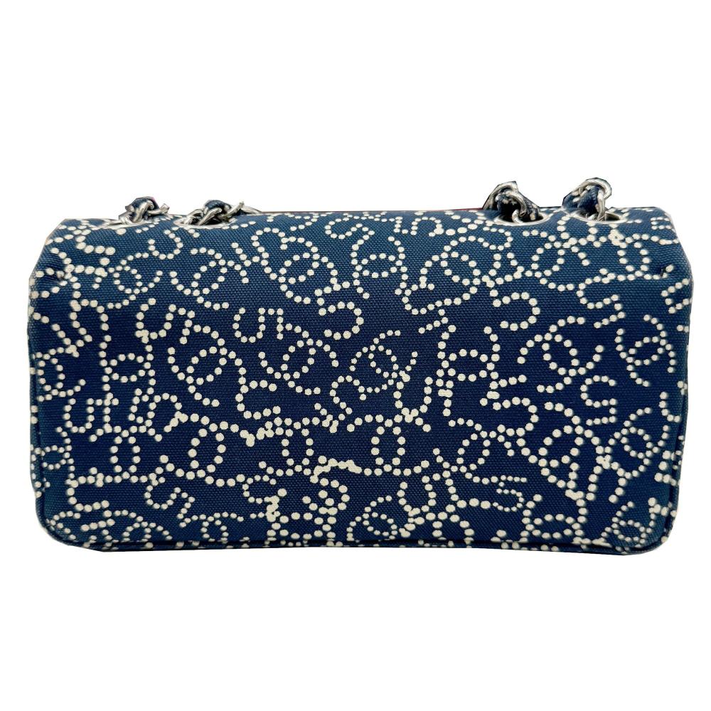 Multicolor Cotton Chanel Shoulder Bag