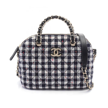 Multicolor Fabric Chanel Shoulder Bag