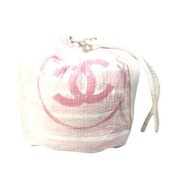 Pink Cotton Chanel Sports CC Logo