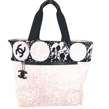 Pink Cotton Chanel Tote
