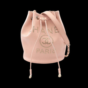 Pink Leather Chanel Deauville