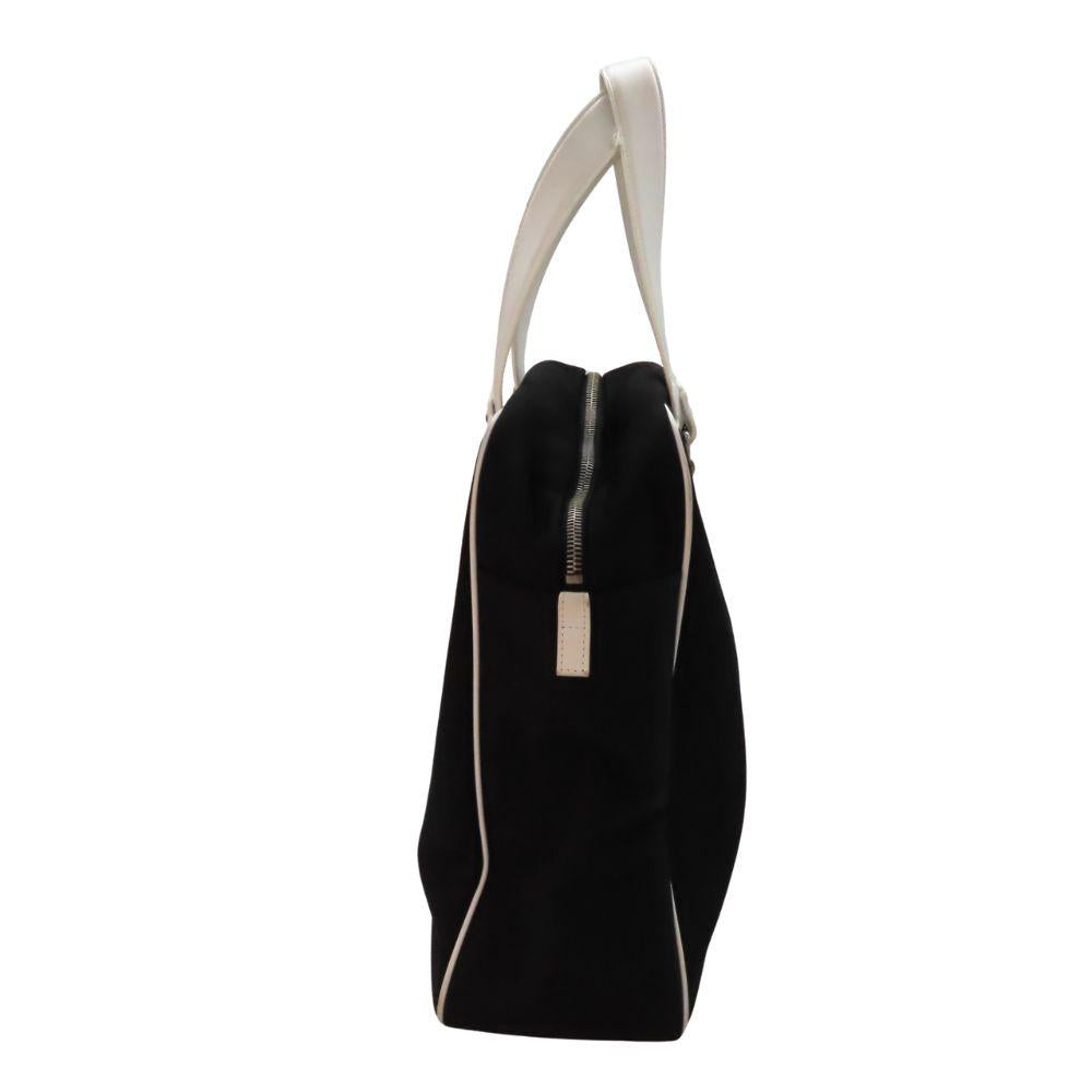 White Canvas Chanel Handbag