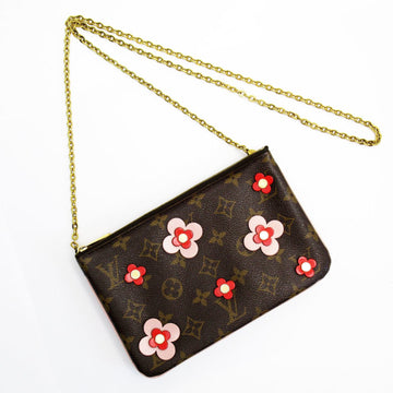 Louis Vuitton  pink  Color Monogram Pochette Shoulder Bag