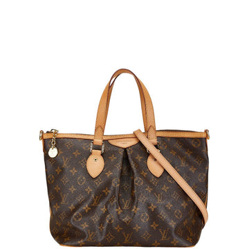 Louis Vuitton Palermo PM Handbag Brown