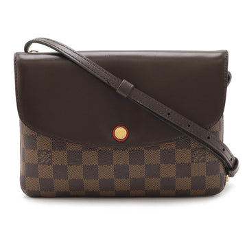 Louis Vuitton Damier Twice Shoulder Bag N48259