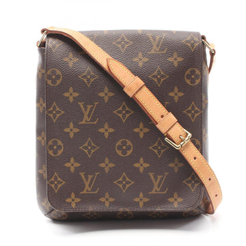 Louis Vuitton  Pvc Coated Canvas Leather Shoulder Bag