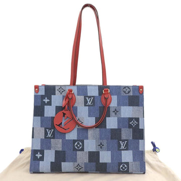 Louis Vuitton blue  Color Monogram blue Handbag Shoulder Bag