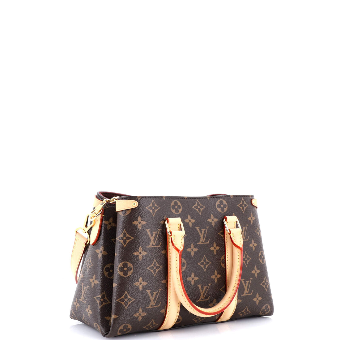 Soufflot Tote Monogram Canvas with Leather BB