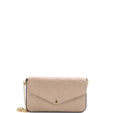 Felicie Pochette Monogram Empreinte Leather