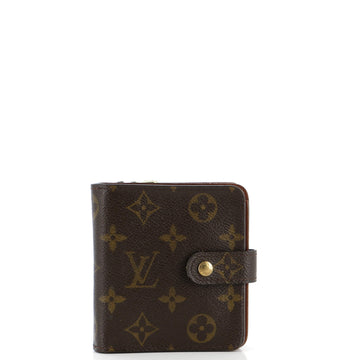 Compact Zippe Wallet Monogram Canvas