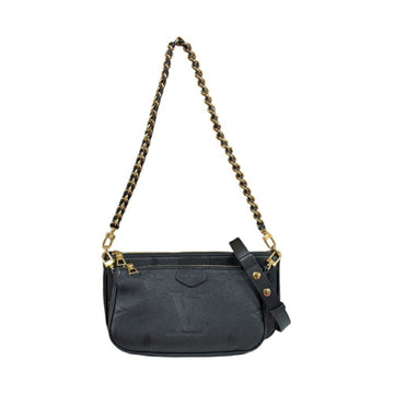 Louis Vuitton  Noir Monogram Empreinte Shoulder Bag