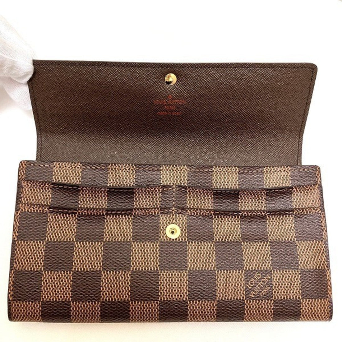 Louis Vuitton Damier  Long Wallet (Bi-Fold)