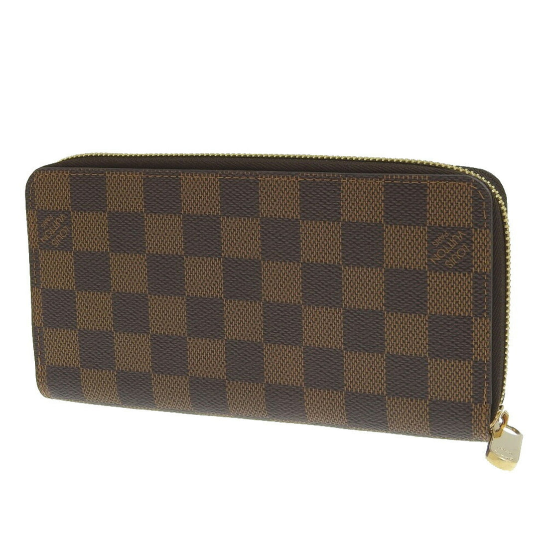 Louis Vuitton Damier Damier Canvas Rose Ballerine Long Wallet (Bi-Fold)