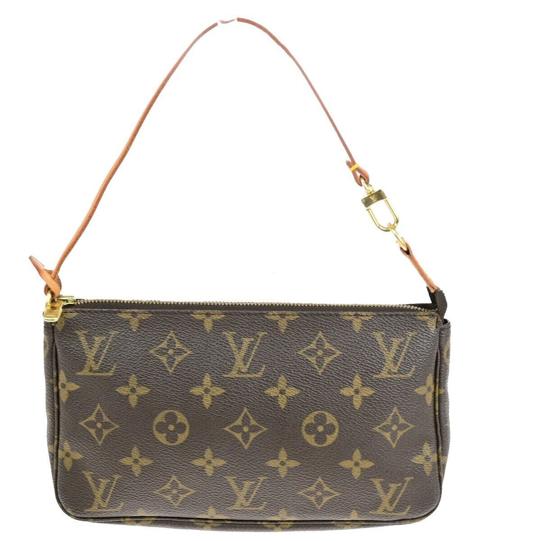 Louis Vuitton Pochette Accessoire  Canvas Clutch Bag