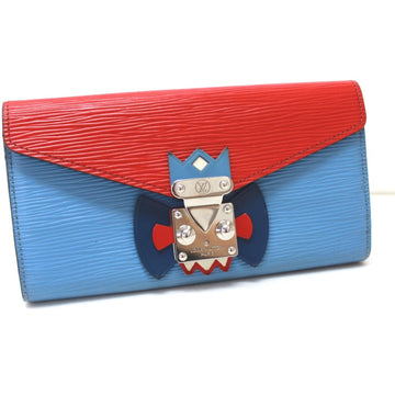 Louis Vuitton  Leather Long Wallet (Bi-Fold)