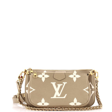 Multi Pochette Accessoires Bicolor Monogram Empreinte Giant